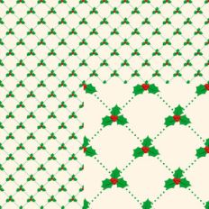 cute christmas paper collection