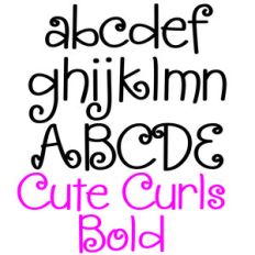 ld cute curls bold