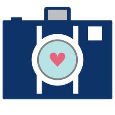 camera with heart