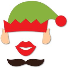 christmas photo props elf