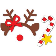 christmas photo props reindeer