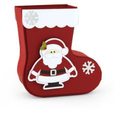 3d stocking santa