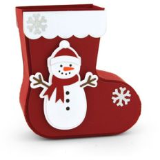 3d stocking snowman