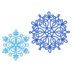snowflakes set