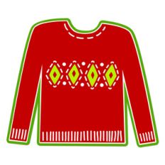 ugly argyle christmas sweater