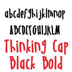 pn thinking cap black bold