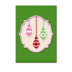 a7 ornaments flat card