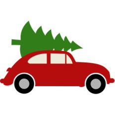 christmas tree car