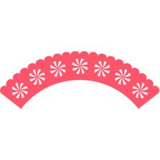 peppermint cupcake wrapper