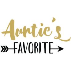 baby t-shirt: auntie's favorite