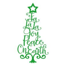 fa la la holiday word tree