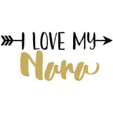 baby t-shirt: i love my nana