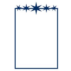 star rectangle frame