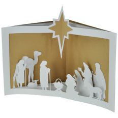 nativity tunnel card