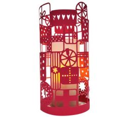 wrapped gifts lantern
