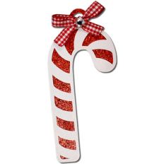 candy cane gift tag ornament
