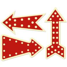marquee arrows straight