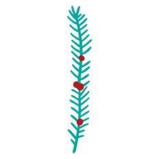 christmas holly alphabet i