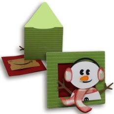 snowman gift card holder
