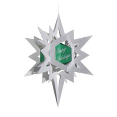 3d bethlehem star ornament/card