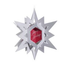 3d christmas star ornament/card
