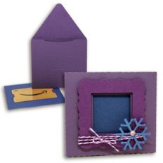 snowflake gift card holder