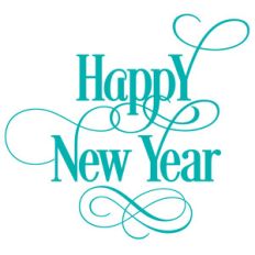 happy new year flourish