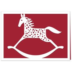 rocking horse card