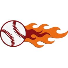 fire flourish - baseball