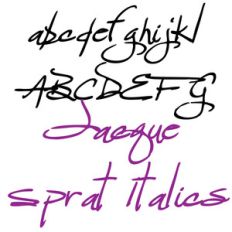 snf jacque sprat italics