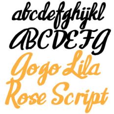 pn gogo lila rose script