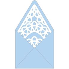 envelope with lace liner