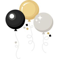 new year balloons