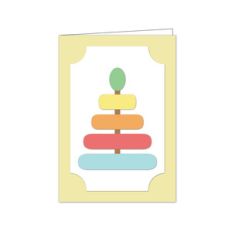 baby folded card