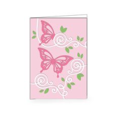 butterfly folded card