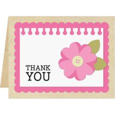 a2 thank you flower card