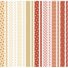 orange washi tape patterns