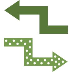 direction arrows