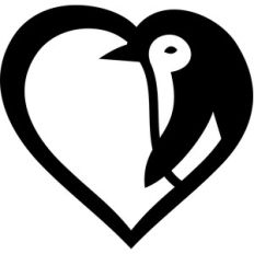 penguin heart