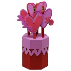 xo heart pencil holder gift