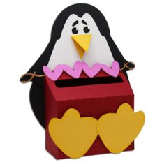 penguin valentine's box