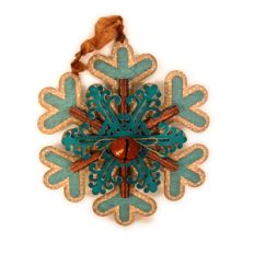 snowflake 3d stick ornament
