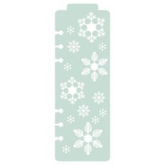 a5 planner snowflake bookmark
