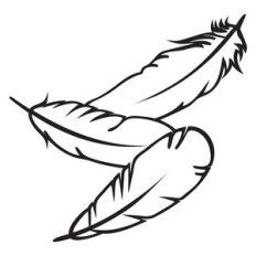 falling feathers