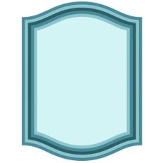 nesting label - vertical