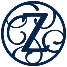circle flourish monogram z
