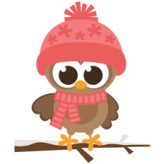 girl winter owl
