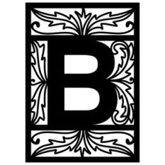 monogram b