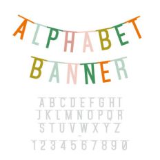 alphabet banner