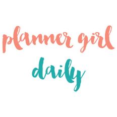 planner girl and daily